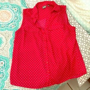 Cute polka dot shirt from NY&Co